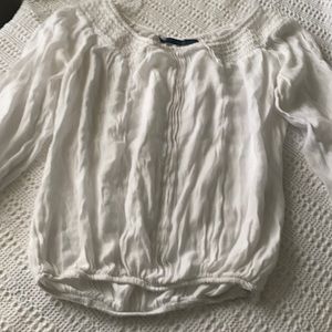 Zara white blouse